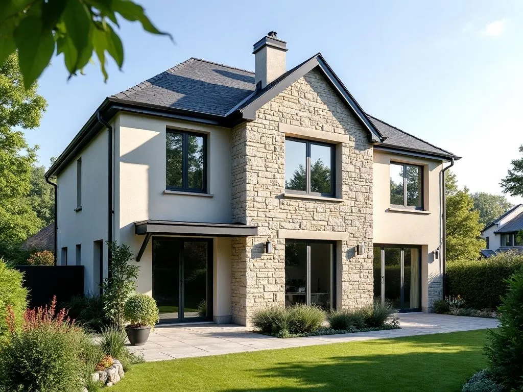 Maison après rénovation extérieure par WE BUILD
