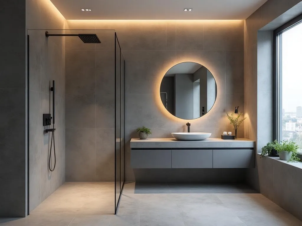 Salle de bain moderne après rénovation par WE BUILD