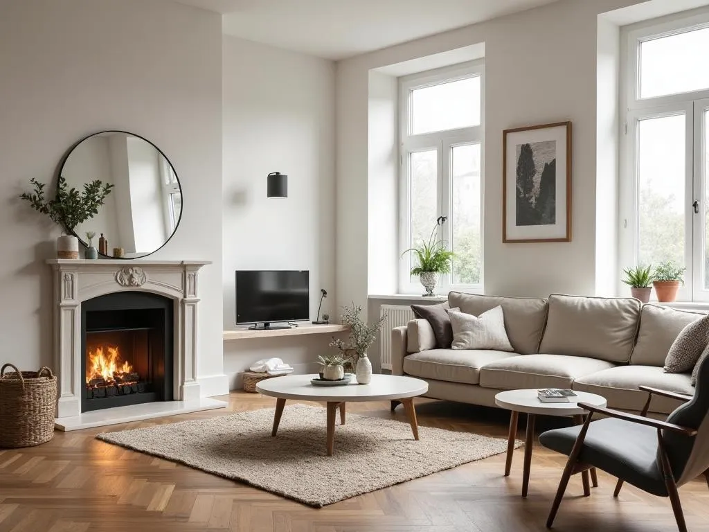 Séjour moderne après rénovation par WE BUILD