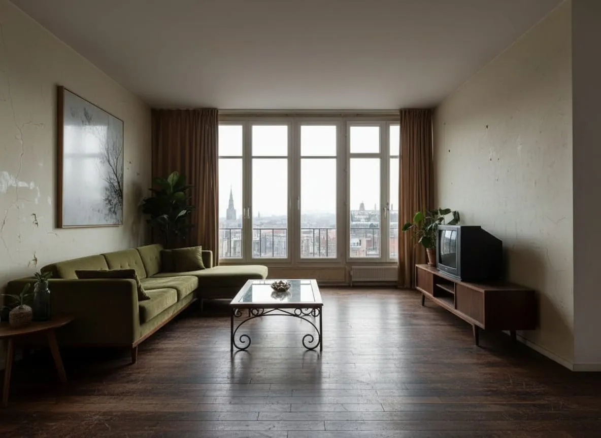 Appartement bruxellois avant rénovation - style ancien
