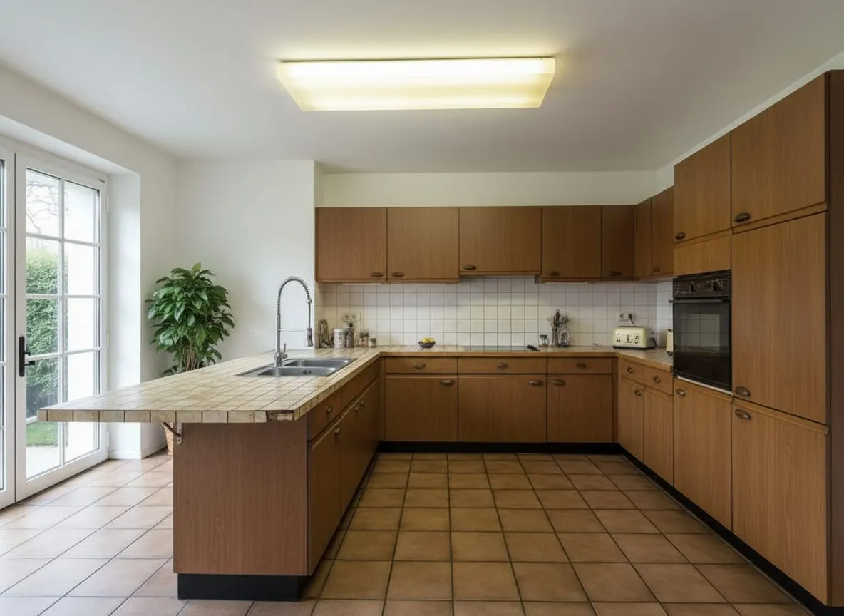 Cuisine belge années 80 avant rénovation